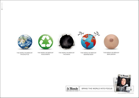 Le Monde Print Ad - Berlusconi Le Monde Print Ad - Berlusconi