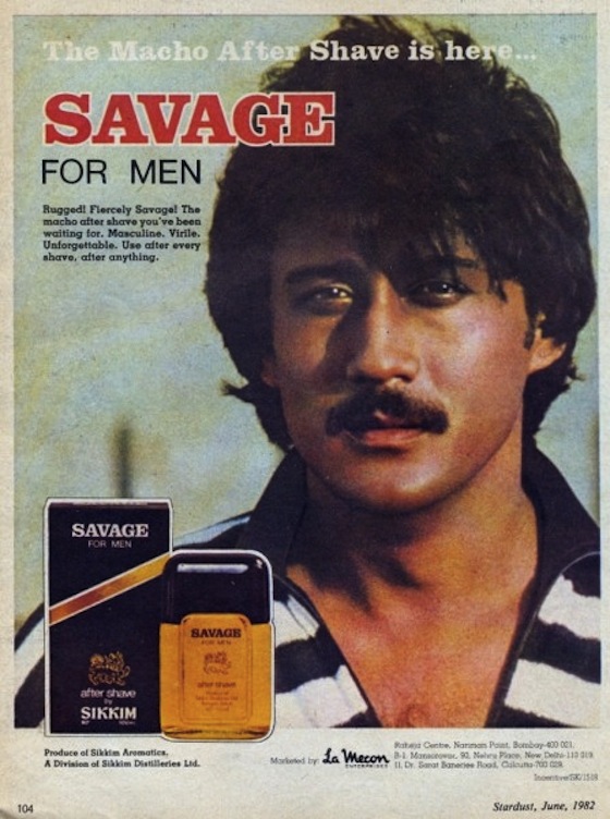 Savage Jackie Shroff Vintage ad