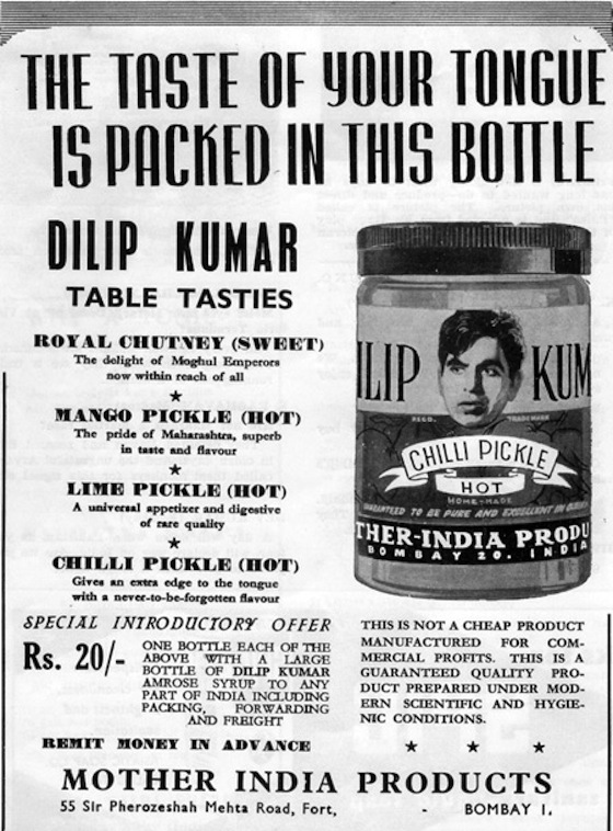 Dilip Kumar Vintage ad